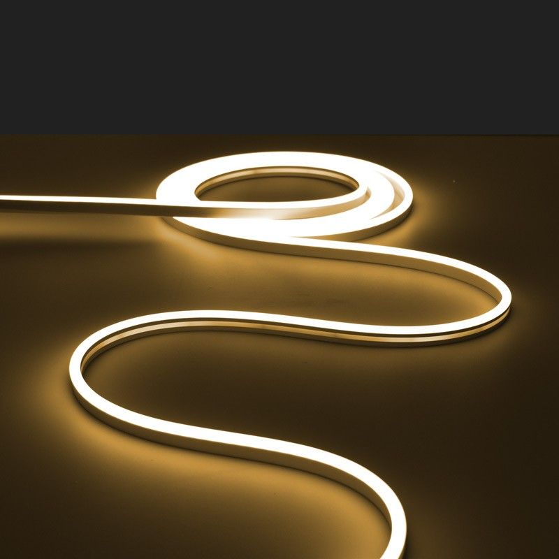 Flexible LED neon 24V DC - 6x13mm - 5 meters - Complete kit - 11W/m - IP67 - Lateral curvature