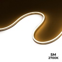Flexible LED neon 24V DC - 6x13mm - 5 meters - Complete kit - 11W/m - IP67 - Lateral curvature