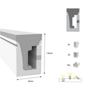 Flexible LED neon 24V DC - 6x13mm - 5 meters - Complete kit - 11W/m - IP67 - Lateral curvature