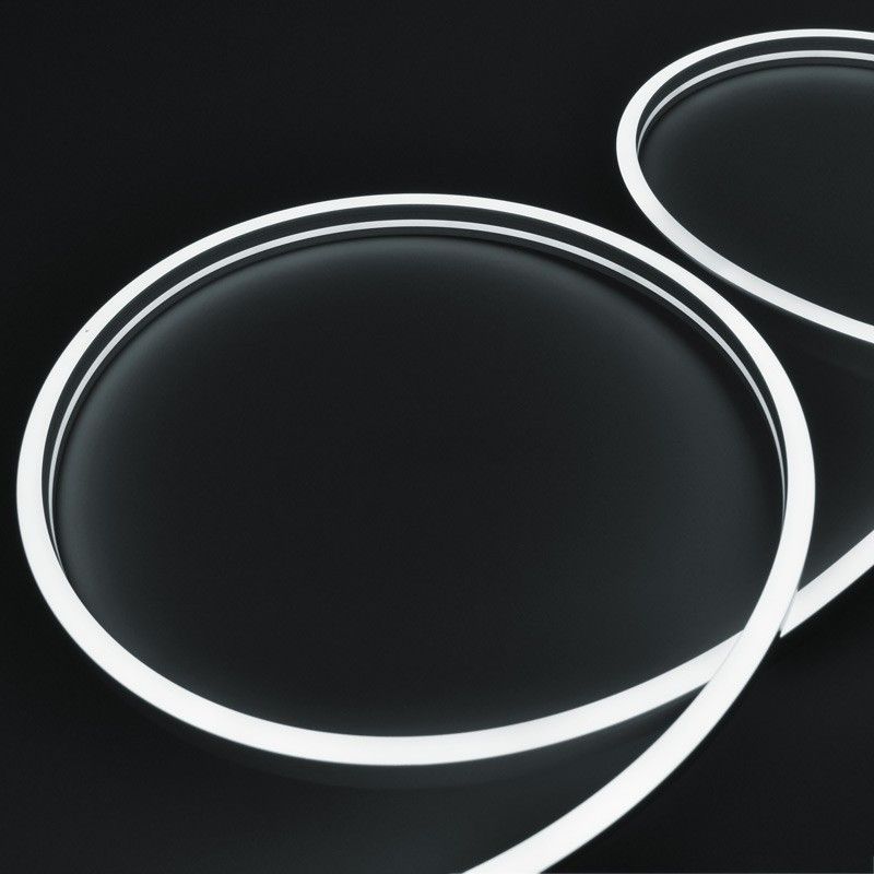 Flexible LED neon 24V DC - 10x18mm - 10 meters - Complete kit - 11W/m - IP67 - Lateral curvature