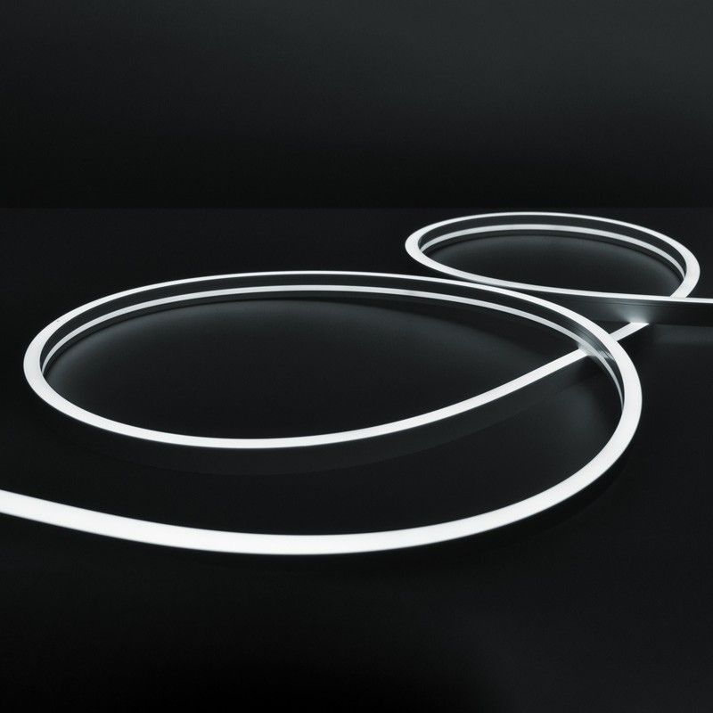 Flexible LED neon 24V DC - 10x18mm - 10 meters - Complete kit - 11W/m - IP67 - Lateral curvature