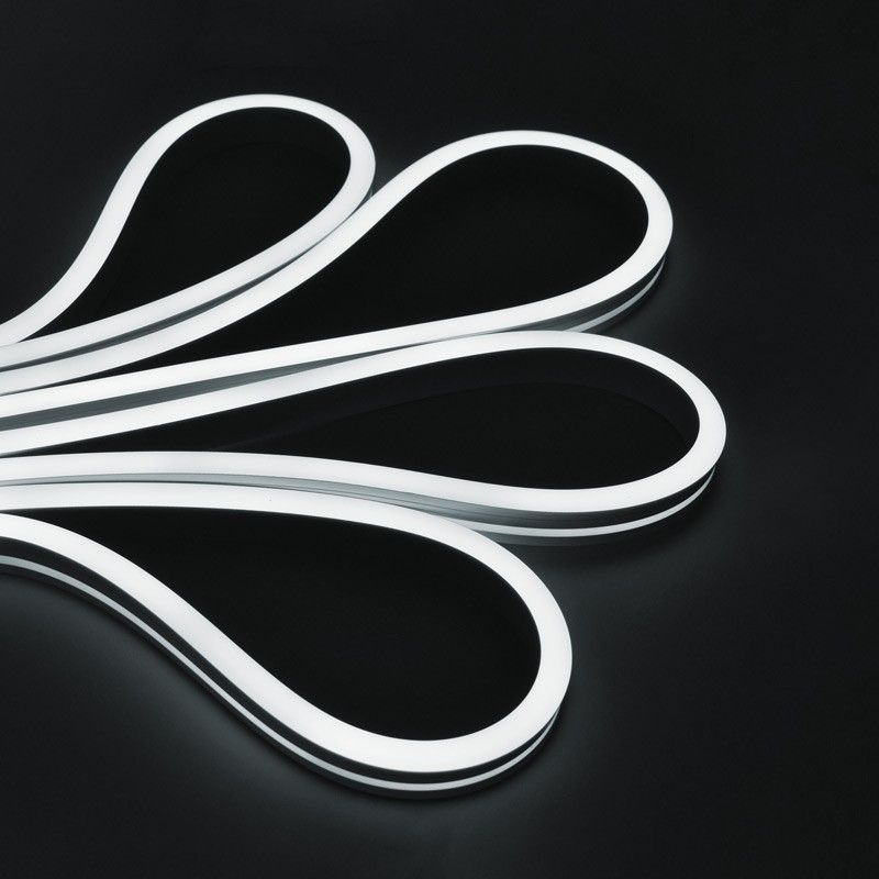 Flexible LED neon 24V DC - 10x18mm - 10 meters - Complete kit - 11W/m - IP67 - Lateral curvature