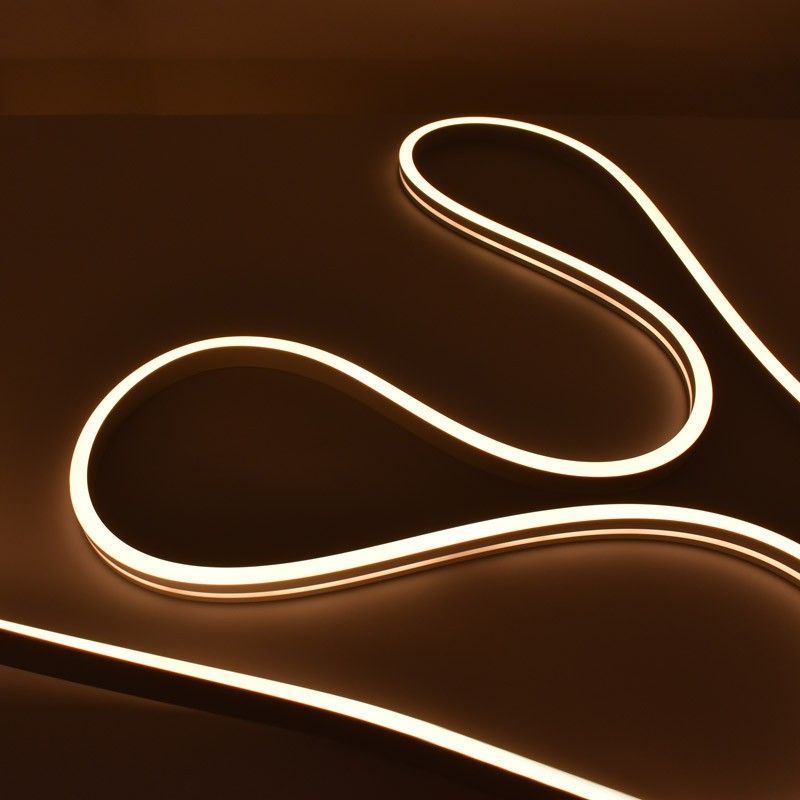 Flexible LED neon 24V DC - 10x18mm - 10 meters - Complete kit - 11W/m - IP67 - Lateral curvature