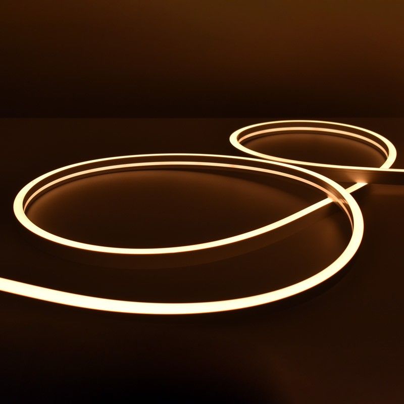 Flexible LED neon 24V DC - 10x18mm - 10 meters - Complete kit - 11W/m - IP67 - Lateral curvature