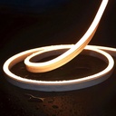 Flexible LED neon 24V DC - 10x18mm - 10 meters - Complete kit - 11W/m - IP67 - Lateral curvature