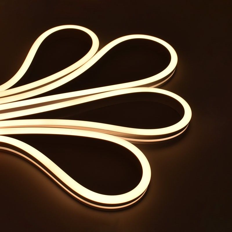 Flexible LED neon 24V DC - 10x18mm - 10 meters - Complete kit - 11W/m - IP67 - Lateral curvature