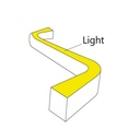 Flexible LED neon 24V DC - 10x18mm - 10 meters - Complete kit - 11W/m - IP67 - Lateral curvature