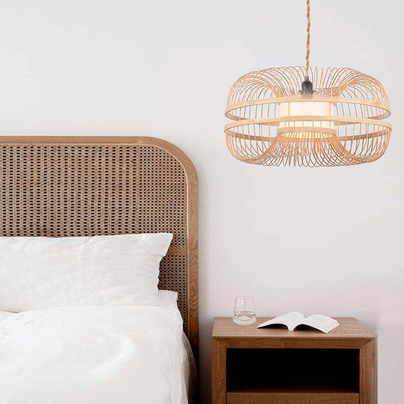Japanese bamboo pendant lamp "KAIZEN".
