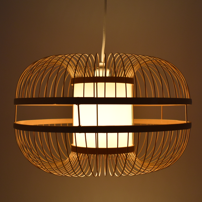 Japanese bamboo pendant lamp "KAIZEN".