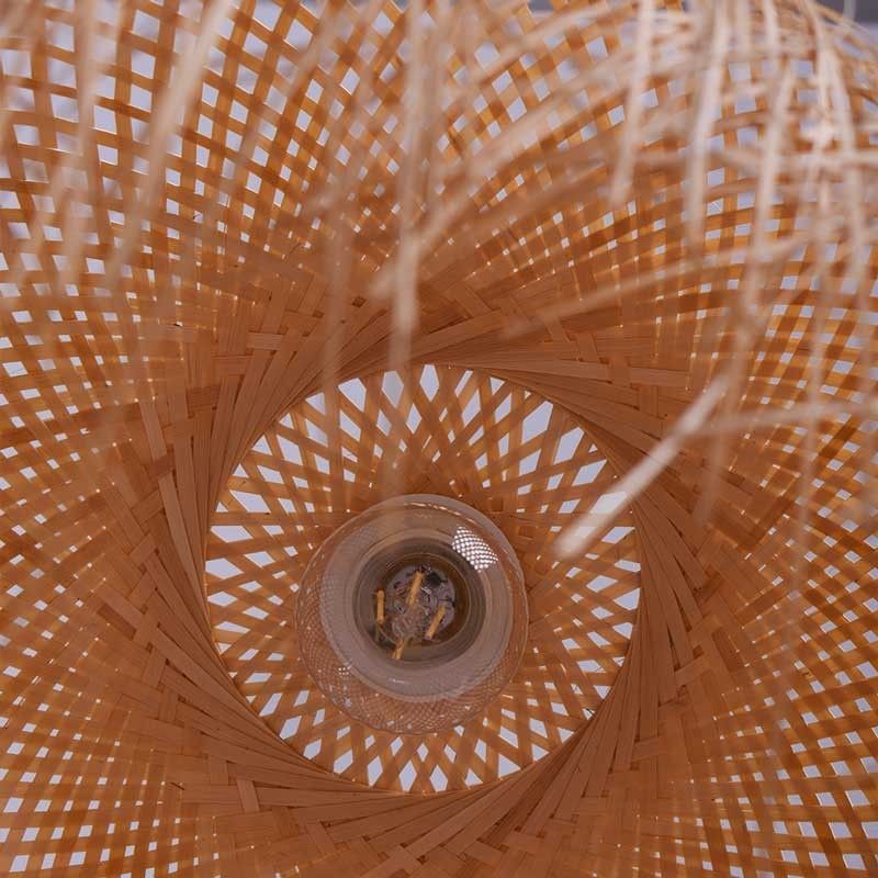 Rattan pendant lamp "JAVA".