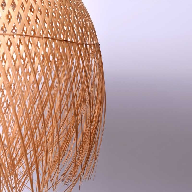 Rattan pendant lamp "JAVA".