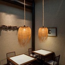 Rattan pendant lamp "JAVA".