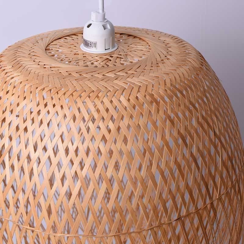 Rattan pendant lamp "JAVA".