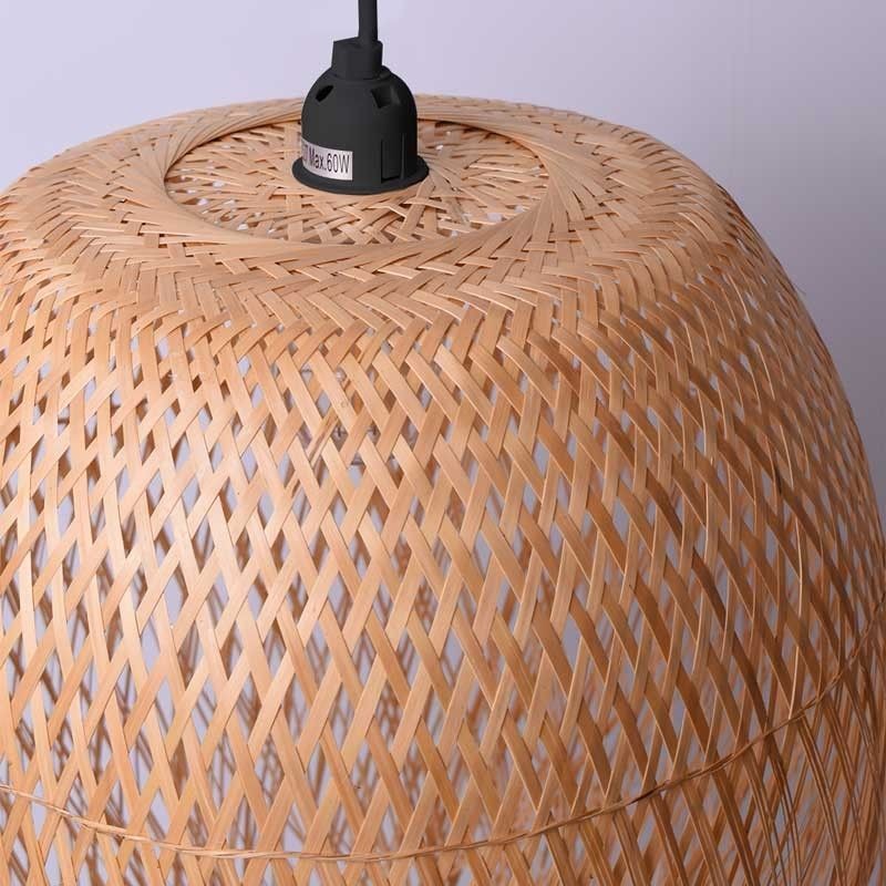 Rattan pendant lamp "JAVA".