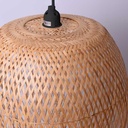 Rattan pendant lamp "JAVA".