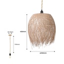 Rattan pendant lamp "JAVA".