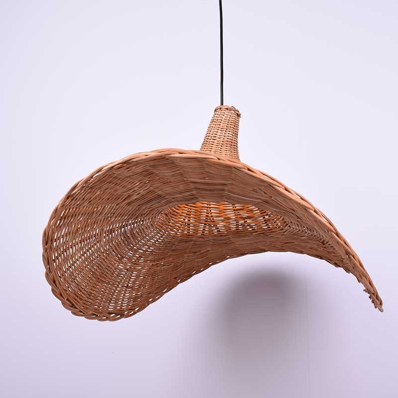 Wicker pendant lamp "Tien".