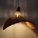 Wicker pendant lamp "Tien".