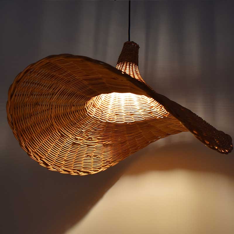Wicker pendant lamp "Tien".