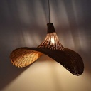 Wicker pendant lamp "Tien".