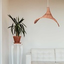 Wicker pendant lamp "Tien".