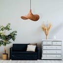 Wicker pendant lamp "Tien".
