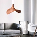 Wicker pendant lamp "Tien".
