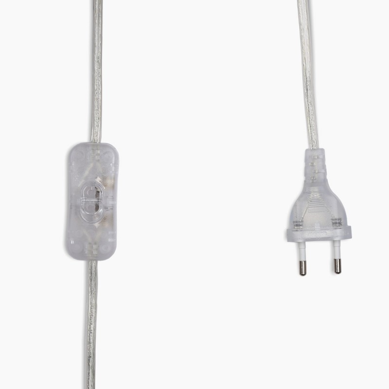 Wicker wall light with plug "PANI".