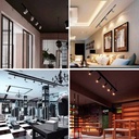 Three-phase rail for LED spotlights - 1 meter bar