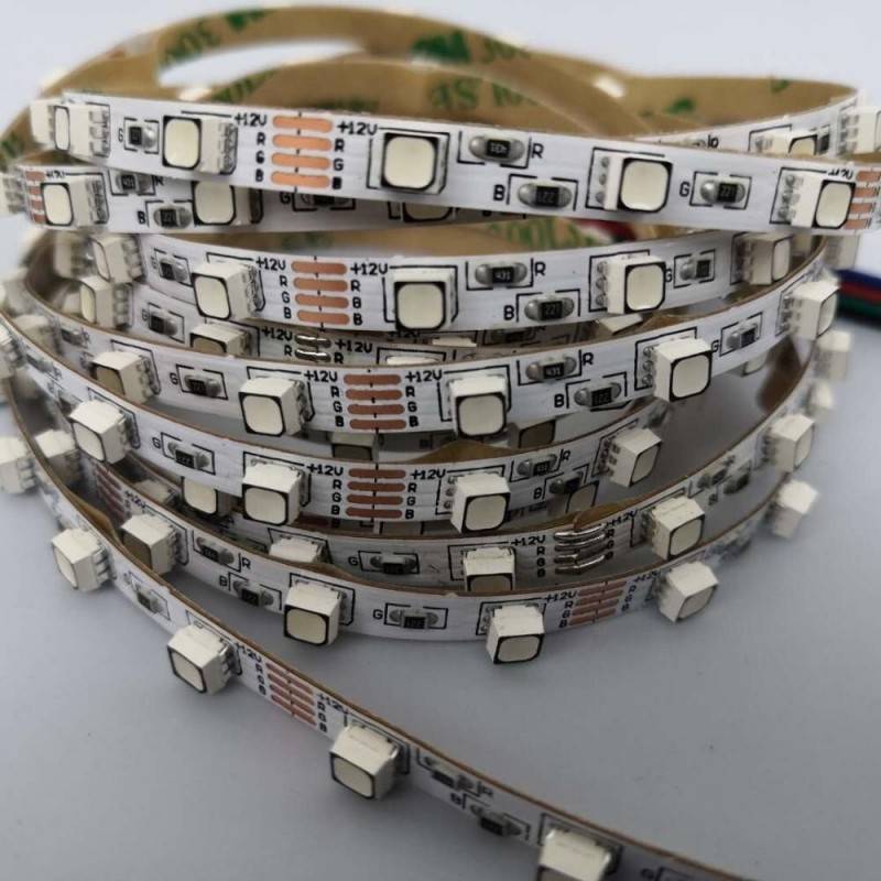 LED Strip 12V-DC 72W width 5mm multicolor RGB IP20 (SMD3535 72ch/m) 5 meter roll