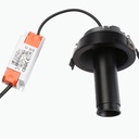 Recessed LED spotlight "ALAI" - Zoom - 100mm - 2800K - LED COB - Cree chip - 7W