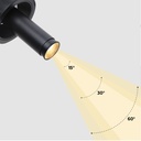 Recessed LED spotlight "ALAI" - Zoom - 100mm - 2800K - LED COB - Cree chip - 7W