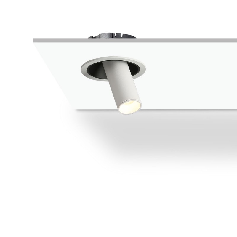 Recessed LED spotlight "ALAI" - Zoom - 100mm - 2800K - LED COB - Cree chip - 7W