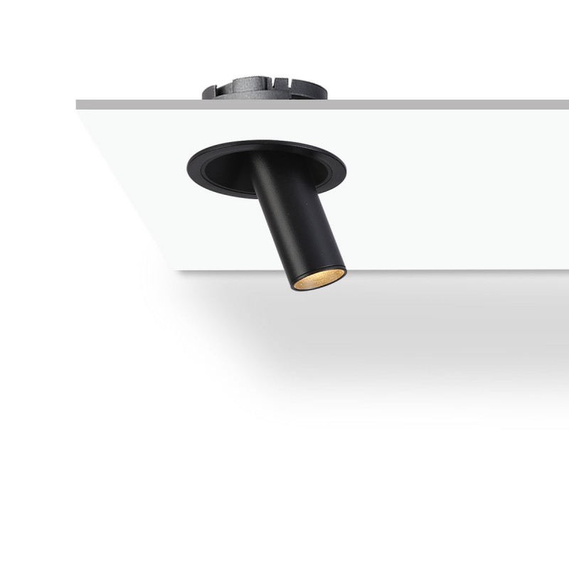 Recessed LED spotlight "ALAI" - Zoom - 100mm - 2800K - LED COB - Cree chip - 7W