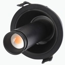 Recessed LED spotlight "ALAI" - Zoom - 100mm - 2800K - LED COB - Cree chip - 7W