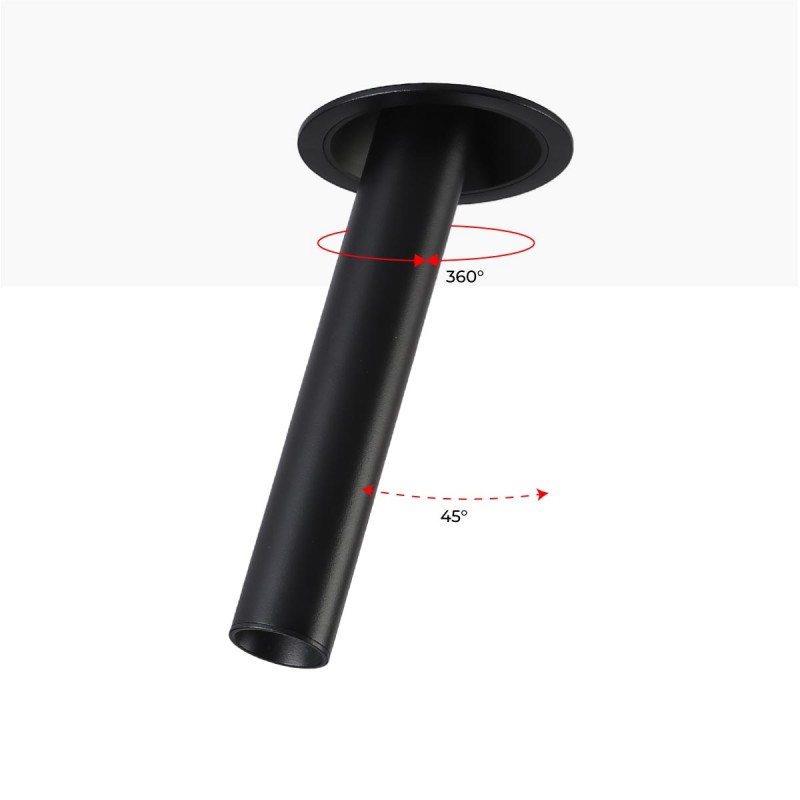 Recessed LED spotlight "ALAI" - Zoom - 200mm - 2800K - LED COB - Cree chip - 7W