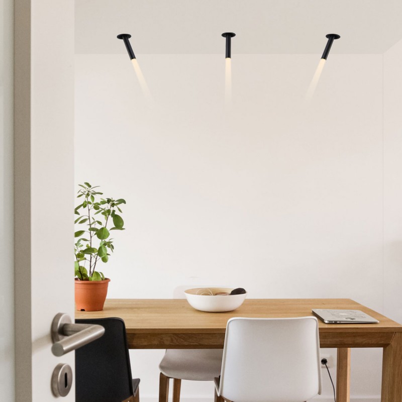 Recessed LED spotlight "ALAI" - Zoom - 200mm - 2800K - LED COB - Cree chip - 7W