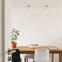 Recessed LED spotlight "ALAI" - Zoom - 200mm - 2800K - LED COB - Cree chip - 7W
