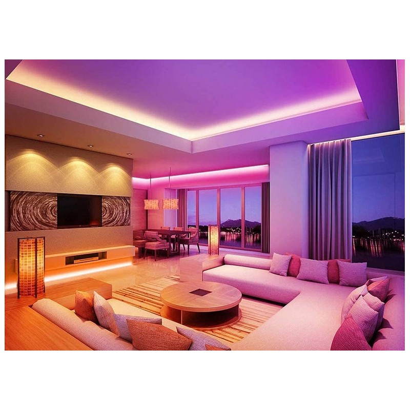 LED Strip 12V-DC 72W width 5mm multicolor RGB IP20 (SMD3535 72ch/m) 5 meter roll