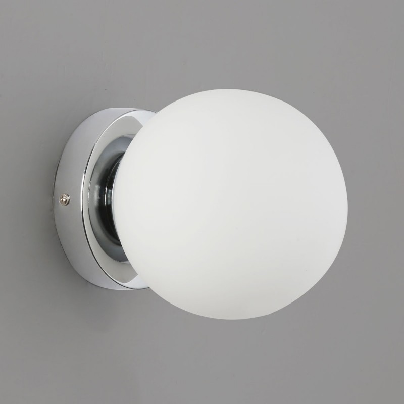 Glass ball wall lamp "AVA" - E27 - IP44