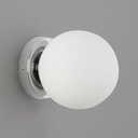 Glass ball wall lamp "AVA" - E27 - IP44
