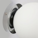 Glass ball wall lamp "AVA" - E27 - IP44
