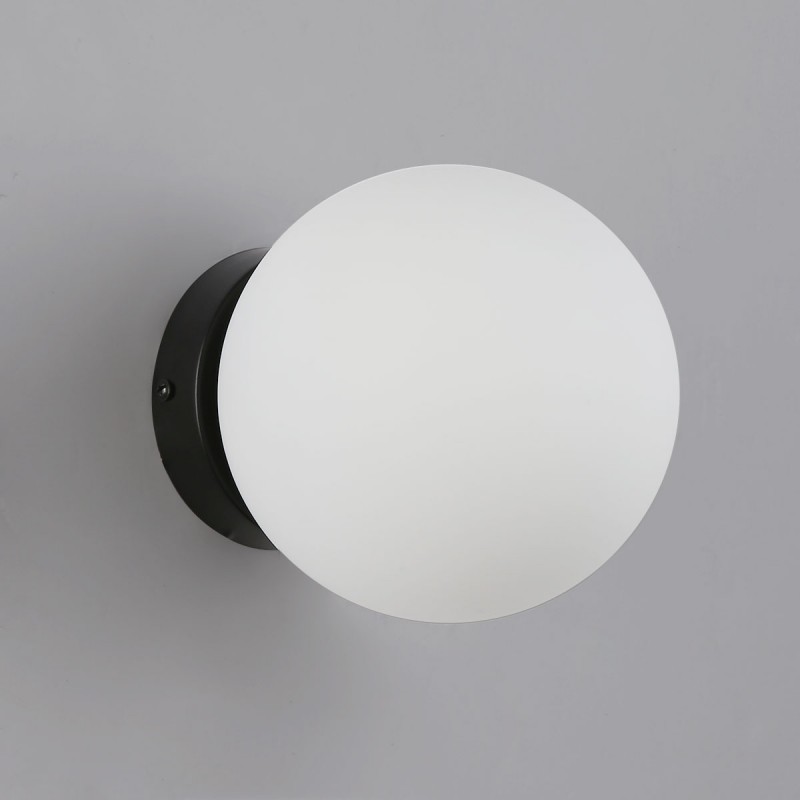 Glass ball wall lamp "AVA" - E27 - IP44