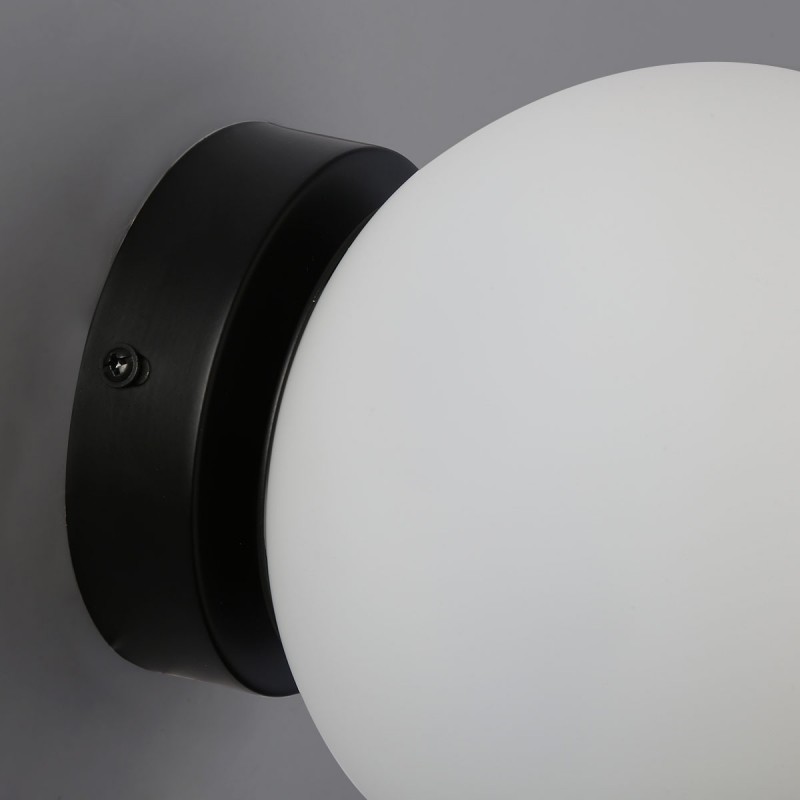 Glass ball wall lamp "AVA" - E27 - IP44