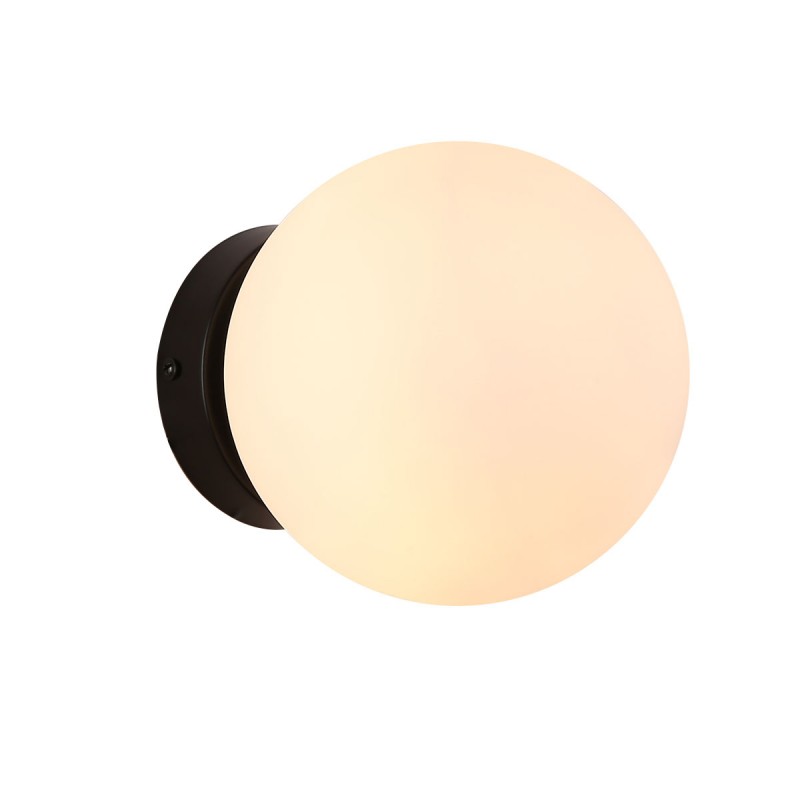 Glass ball wall lamp "AVA" - E27 - IP44