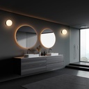 Glass ball wall lamp "AVA" - E27 - IP44