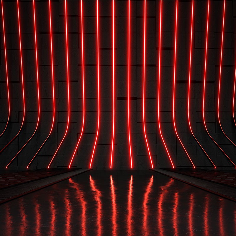 Flexible LED neon RGB 24V DC- 12X12mm - 10 meters - Complete kit - 11W/m - IP67 - Vertical curvature
