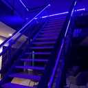 Flexible LED neon RGB 24V DC- 12X12mm - 10 meters - Complete kit - 11W/m - IP67 - Vertical curvature
