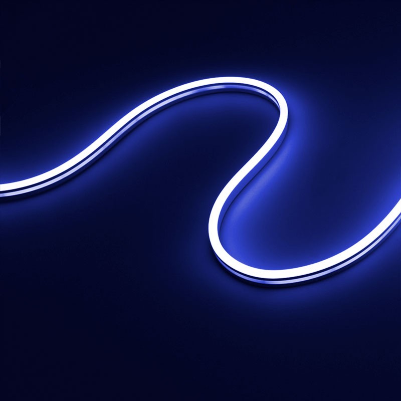 Flexible LED neon RGB 24V DC - 13X6mm - 5 meters - Complete kit - 11W/m - IP67 - Lateral curvature