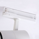 LED spotlight for three-phase rail special for butchers - Integrated driver Philips Xitanium- LED COB - 40W